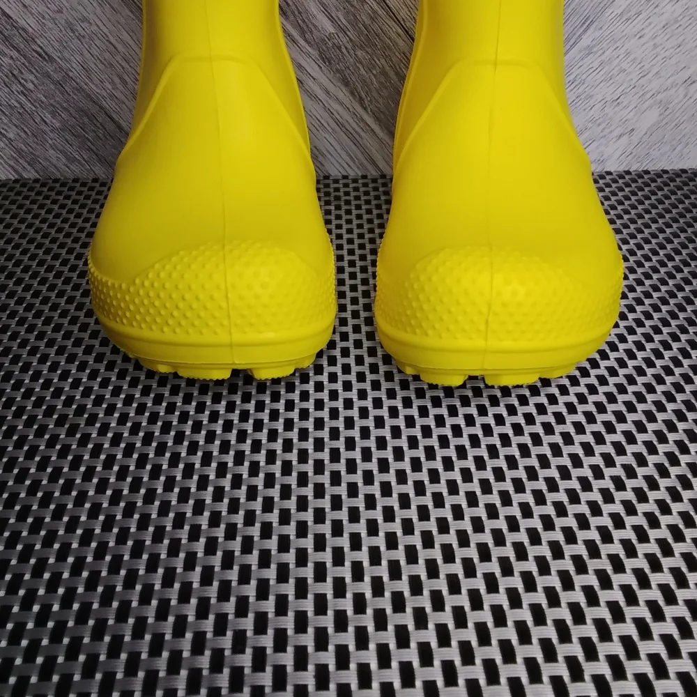 Crocs Toddler Handle It Rain Boots Size: c6 Unisex Yellow - Picture 7 of 10